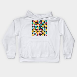 Abstract Seamless Geometric Pattern Colorful Wallpaper Kids Hoodie